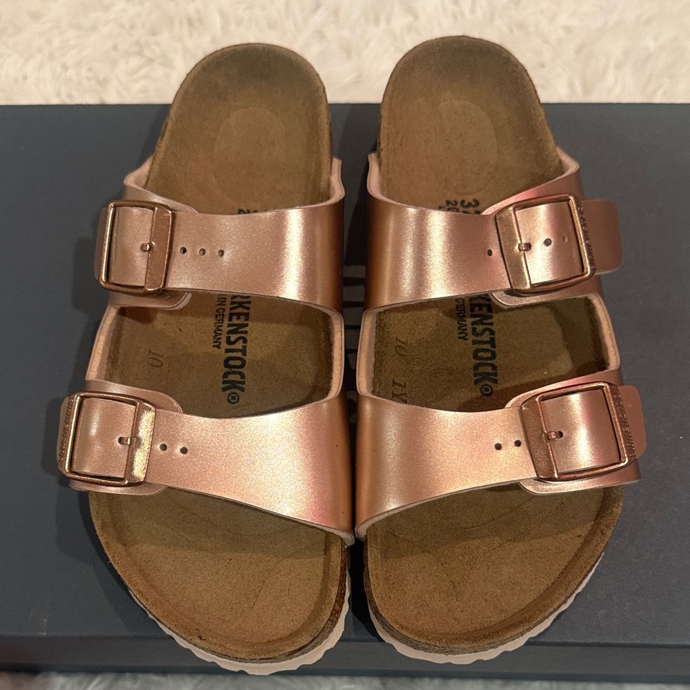 Birkenstock Kids Sandals - Shiny Rose